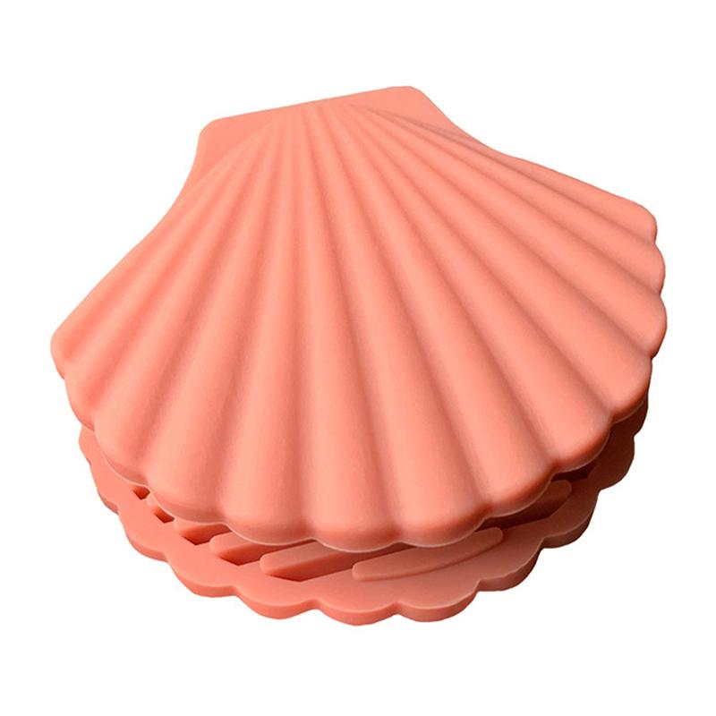 2 stk Silikon Anti-Skalde hansker Skallform Varmebestandig Sklisikkert grep Mikrobølgeovn Grytehåndtak Mitt Lokkholder Kjøkkenverktøy