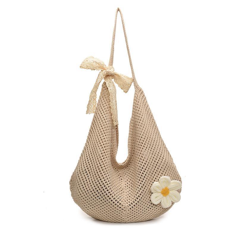 Summer Beach Woven Large Capacity Bag For Vacation And Casual Outings
