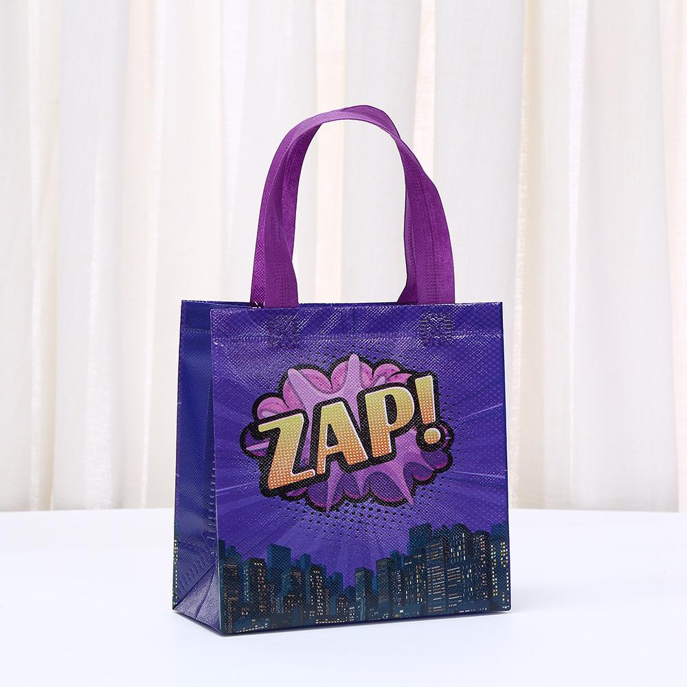 StoBag Comic Superhero Gift Wrapping Bags Boom Zap Pow Bags for Sweets Kids Party Favors Candy Treat Luxury Designer Bags