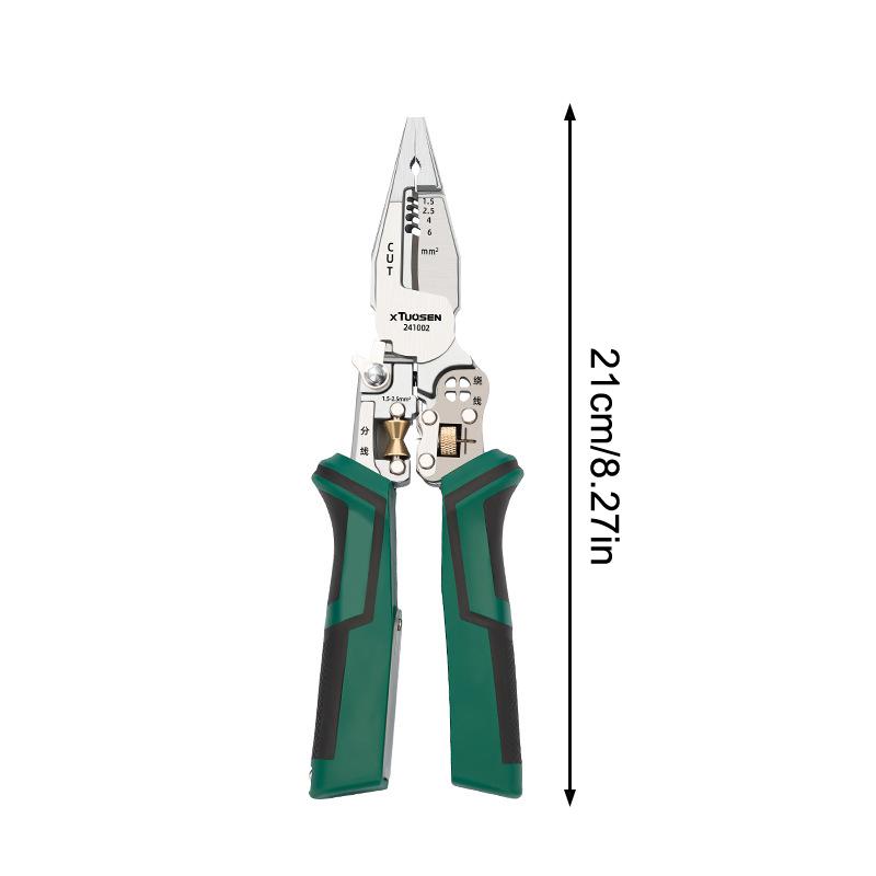 10 In 1 Wire Strippers With Electricity Measurement Function Wire Stripping Pliers For Cutting And Pulling Wires Scissor