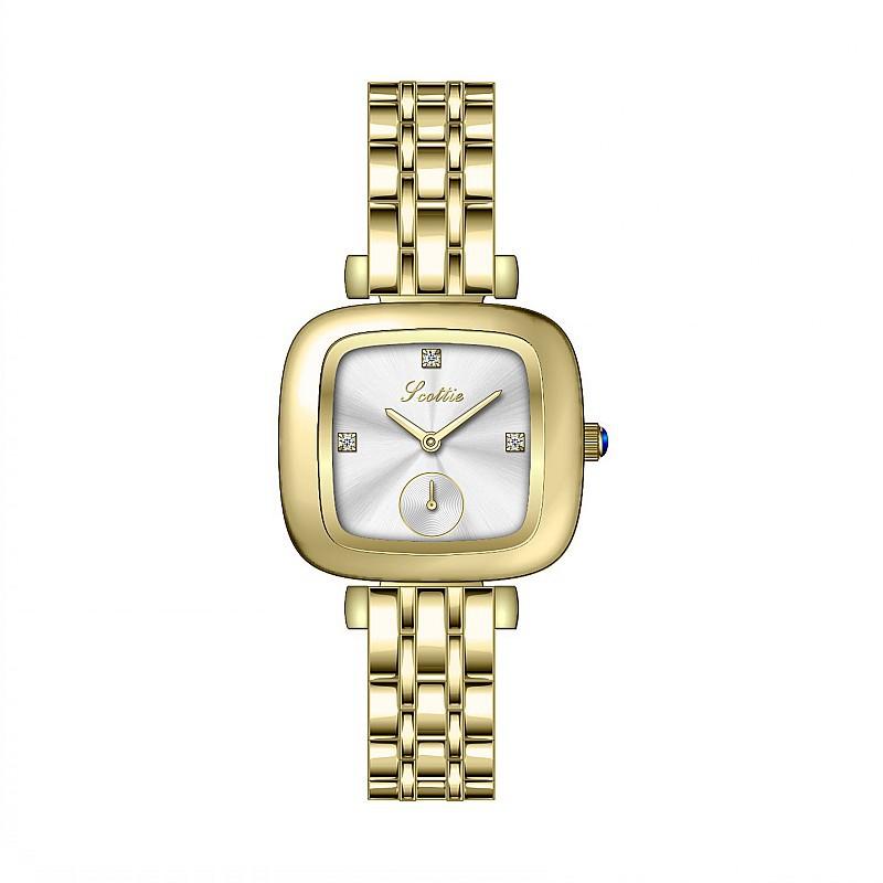 Fashion Watch Feminine Stainless Steel Strap Personalized Belt Watch Ladies Watch Square Small Dial