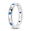 Rings 925 Silver Star Moon Colorful Sparkling Zircon Simple Rings For Women Exquisite Wedding Engagement Birthday Jewelry Gifts