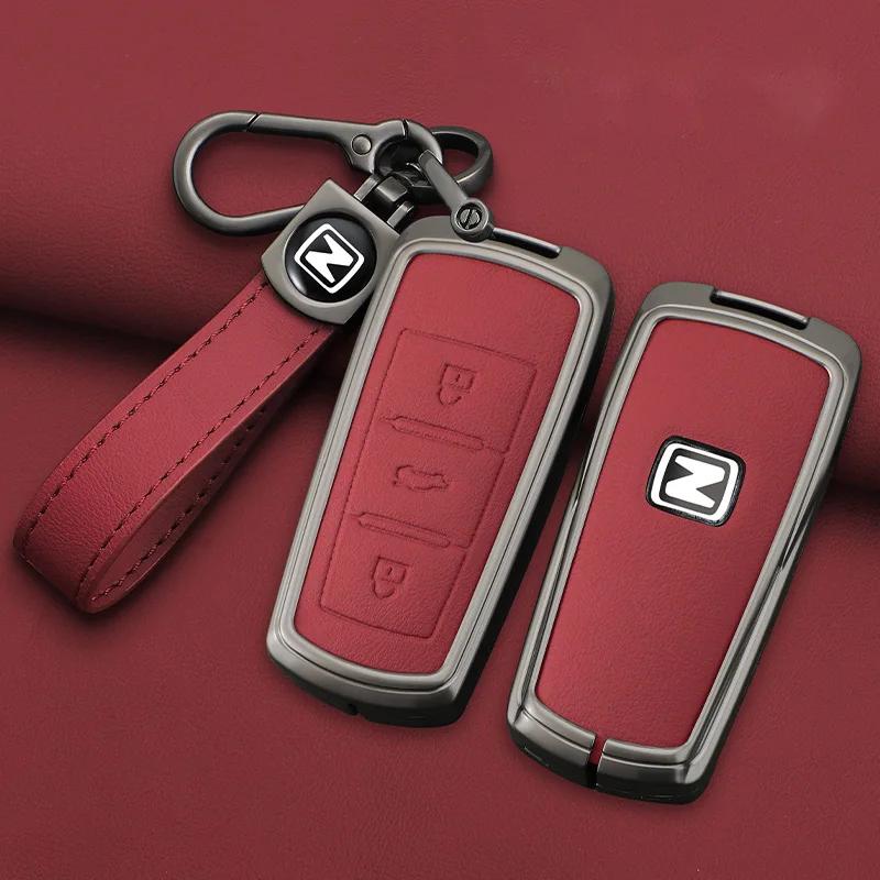Car Key Case Smart Keyless Protector Cover Shell Fob For Zotye T500 T600 T700 T800 Keychain Bag Holder Auto Interior Accessories