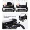 Baby Strollers Snacks Tray with Cup Holder, Food Tray with Lid Multifunctional Organiser Removable Phone Storage Slot