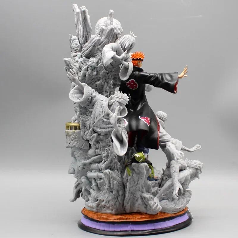 Naruto Anime Figure Akatsuki Pain Gk Figurine Pvc Statue Model Doll Ornament Collectible Desk Decora Toys Kids Xmas Gifts