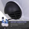 Snowman Christmas decoration, LED lights, 1.8 m, incl. blower, self-inflating