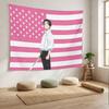 JJK Yuta Okkotsu Pink American Flag Tapestry  Anime Wall Hanging for Bedroom Living Room  Dorm JJK Fan Home Decor GiftJJK Yu
