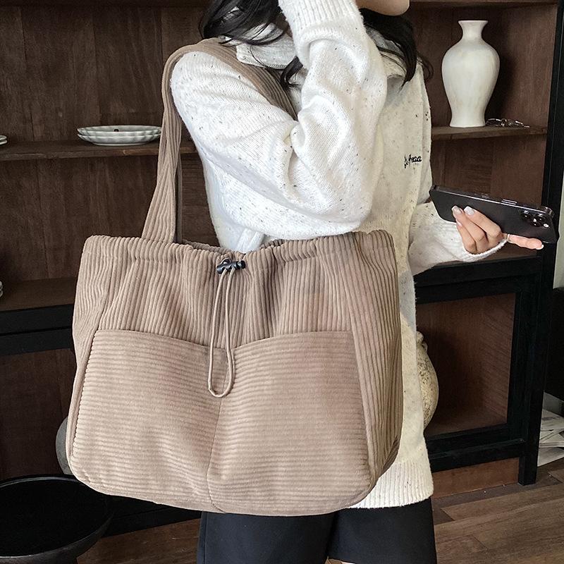 Large Capacity Handbag - Women's Commuter Shoulder Bag - Casual School Bag - Tote Bag