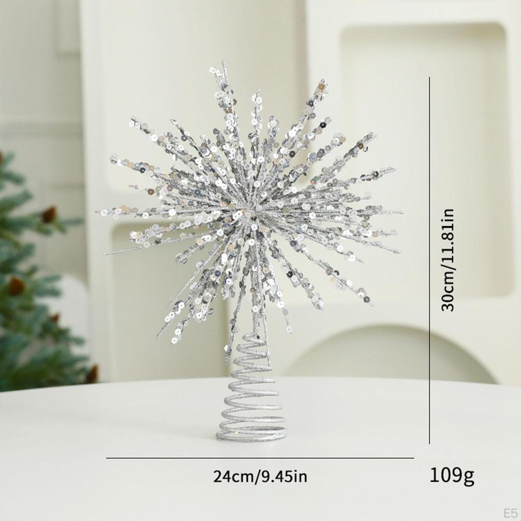 Treetop Versatile Sturdy Decorative Christmas Decoration Glitter Decor for Ballroom Venue Festival