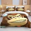 Monkey Cartoon Donkey Kong Dynetrekksett King Queen Dobbeltseng Full Twin Enkeltseng Sengetøysett barnesengetrekksett