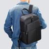 Real Cowhide Men's Fashionable Backpack With Layered Large Capacity Outdoor Male Students Casual Book Bag Trend