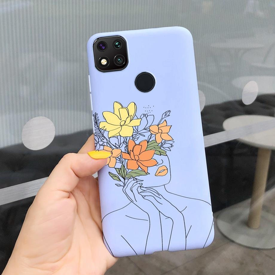 Cases For Redmi 9C Case Xiaomi Redmi 9C NFC Phone Cover Soft Phone Case Shockproof Bumper Redmi9c 9 C Xiomi Silicoen SOFT Coque