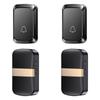 Battery-Powered Wireless Doorbell with DC Remote & Simple Call Button for Elderly, Dual Power