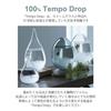 Tempo Drop Storm Glass by Perrocaliente - Authentic, Stylish Interior Decor - 100% Crystal with Cloth (Tempo Drop)