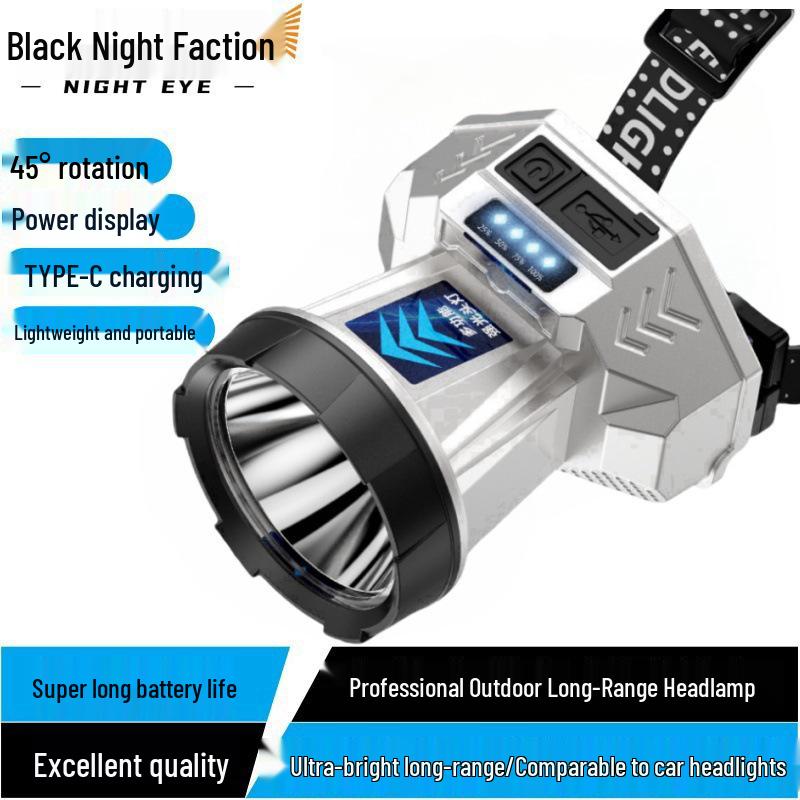 2026 Ultra-Bright Headlamp: High-Powered Light for Fishing, Hiking, and Construction