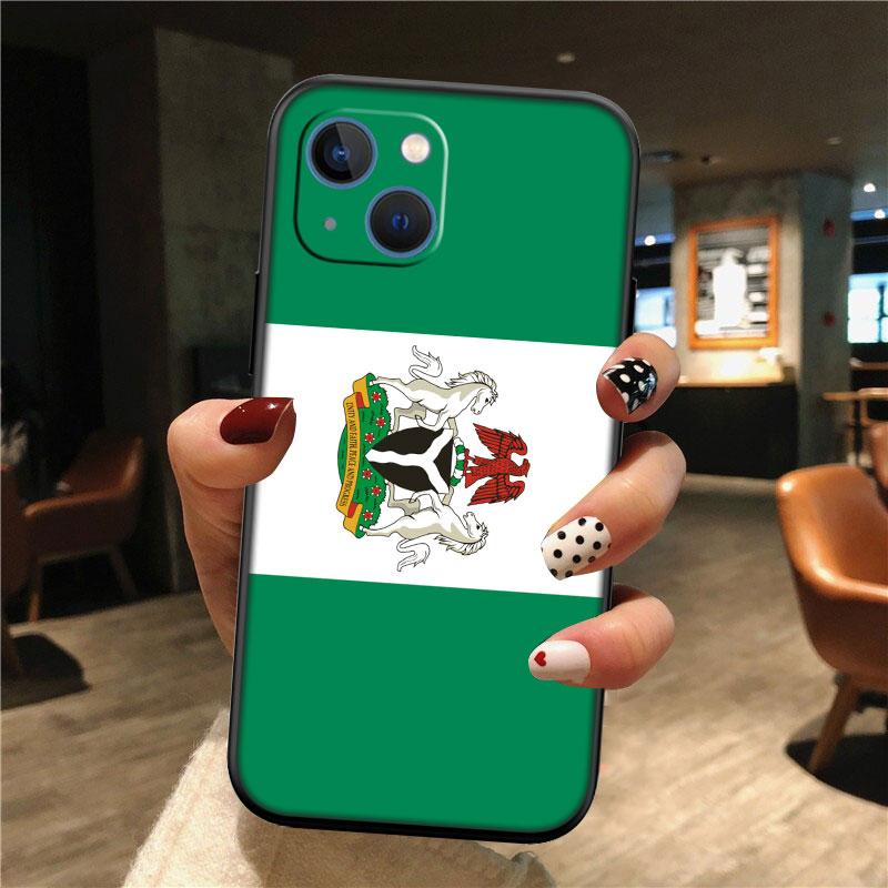 IK50 Nigeria Flag Passport New High-End Shell Phone Case for Redmi Note 10 11 12 Pro Max 10S 10C 10T 11A 11S 12S 12C