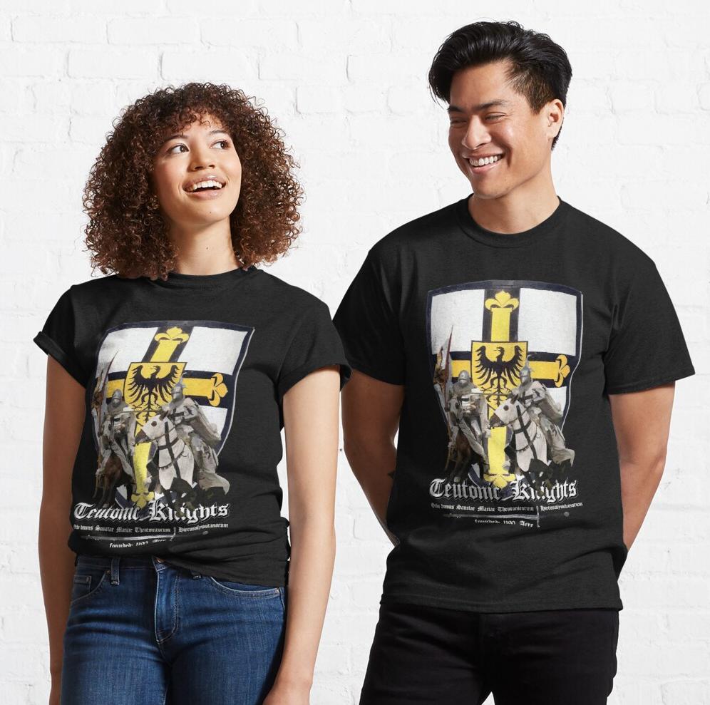 

Teutonic Knights - Holy Crusaders T Shirt New 100% Cotton Short Sleeve O-Neck T-shirt Casual Mens Top - Men s Summer Cotton G... 5XL різнокольоровий