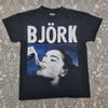 Vintage 90s Bjork Band T Shirt Debut Album Rare Size Large Graphic Print