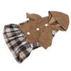 Dog Warm Dresses Pet Winter Clothing Dog Warm Skirt with Hat Suitable for Small Dogs PuppyS