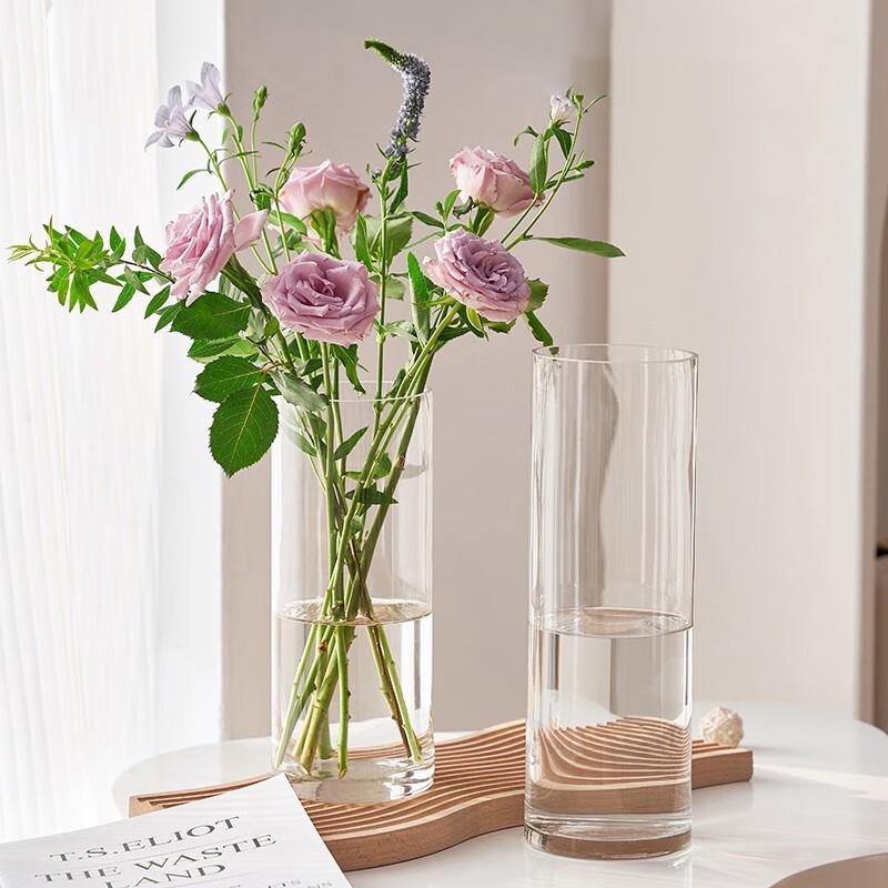 Roomco Anti-Fall Transparent Acrylic Flower Vase