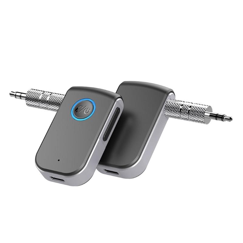 Car Adapter Featuring Double Device Connection for Wireless Music Streaming Via Aux Port Outdoor Speaker Connectivity
