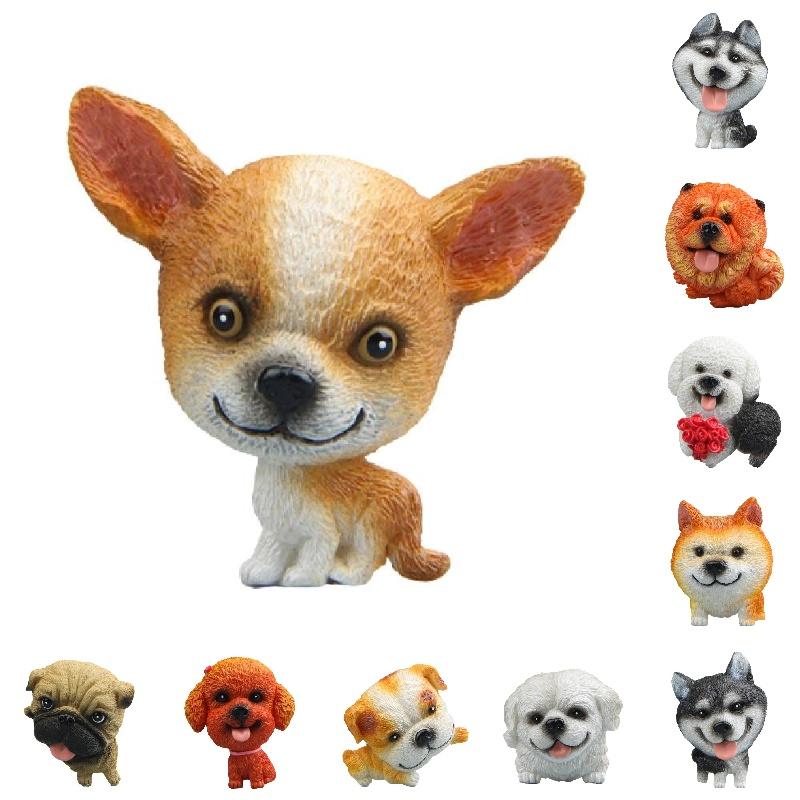 Cute And Cool Corgi Bulldog And Lion Dog Model Figures For Phone Cases And Decorations