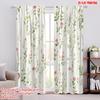 2pcs,2D Plane Printing Popular Curtains Floral Harmony(1) Versatile Polyester (without Rod) Festive Perfect for Bedroom Living