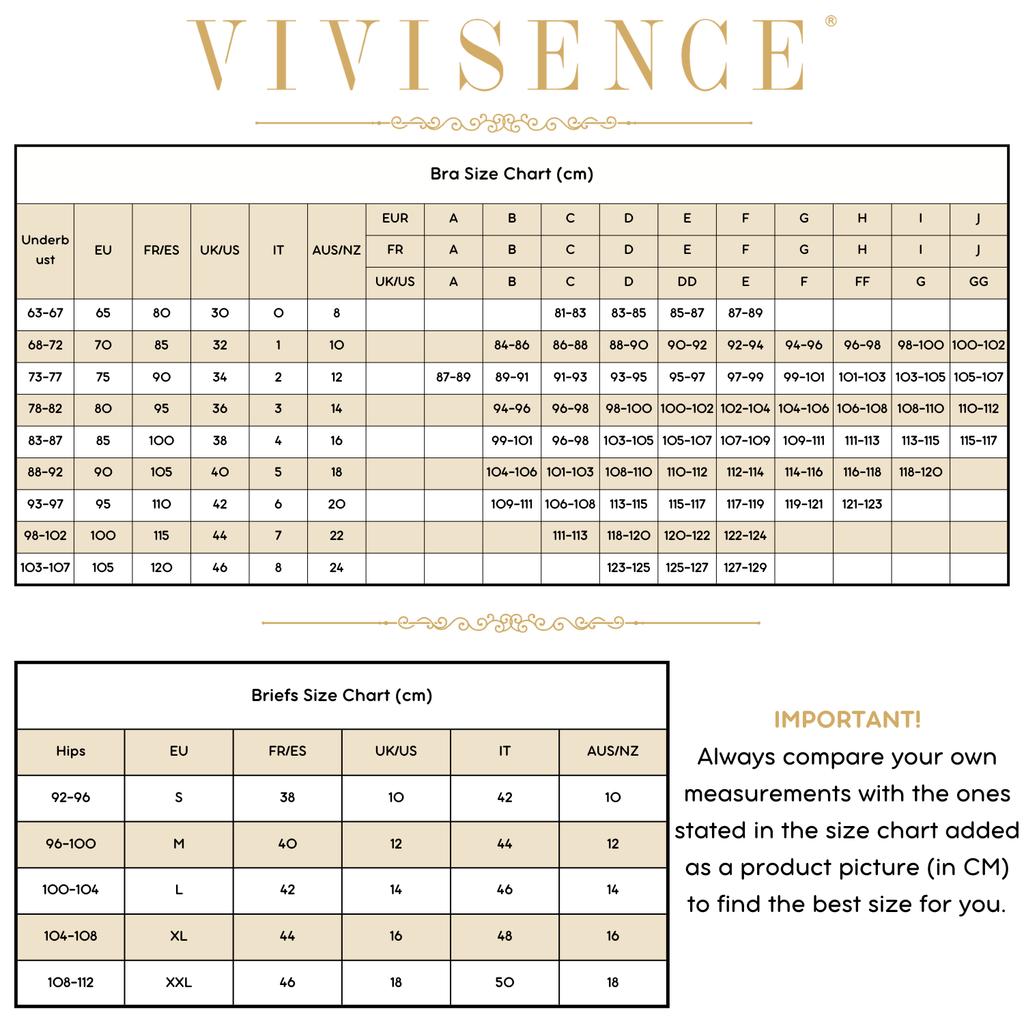 Vivisence 1040 Czarny 85D Biustonosz Specjalistyczny
