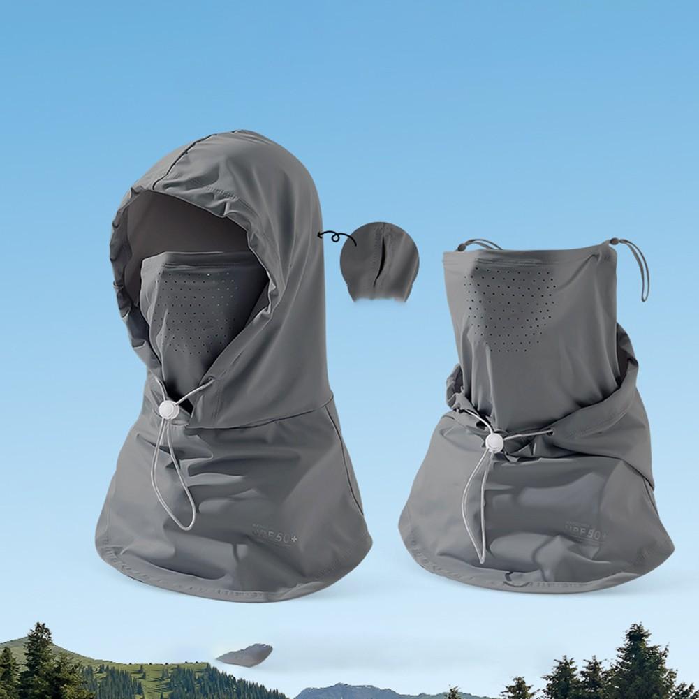 Sun Protection Hat with Breathable Fabric and Neck Cover for Activities