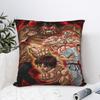 Anime B-BakiBaki Yujiro Hanma  Pillow Case  Funny Pillow Cover Square Pillowcases For Office Car Home Decor