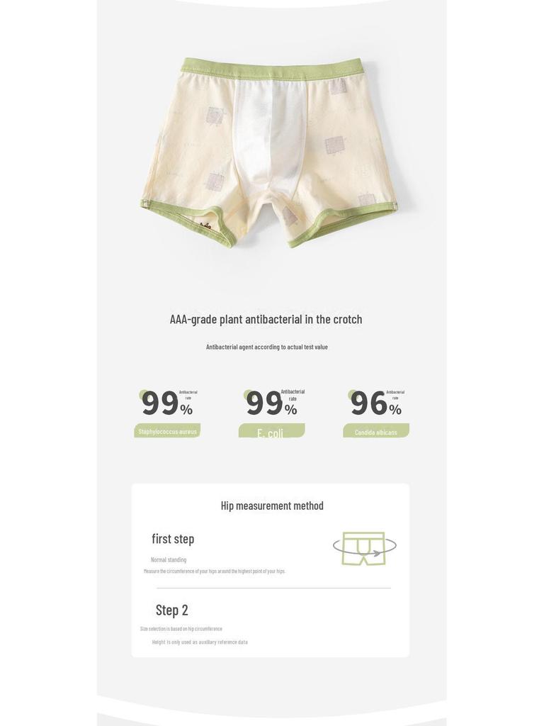 Pure Cotton Cartoon Boxer Shorts for Boys - Antibacterial and Infant To Pre-Teen Sizes