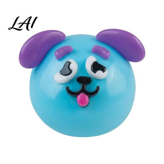 Sensory Stress Toy 1/2/5Pcs Dog Face Squeeze Toy Moldable Slow Rise Cartoon
