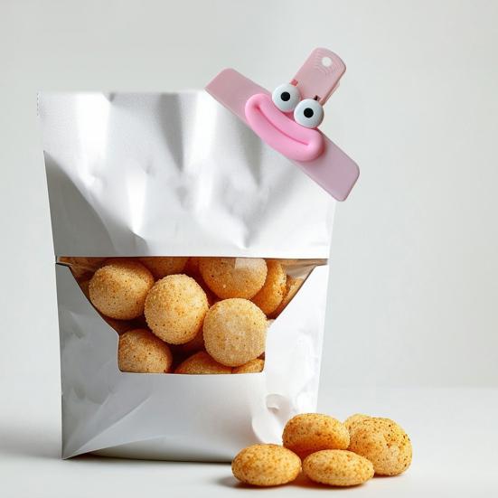 Cartoon Styling Snack Clip Food Sealing Machine Moisture-Proof Storage Clip Multifunctional Clip Plastic Kitchen Essential