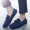 Live stream hot-selling Doudou shoes men's leather matte trend one-pedal men's casual shoes