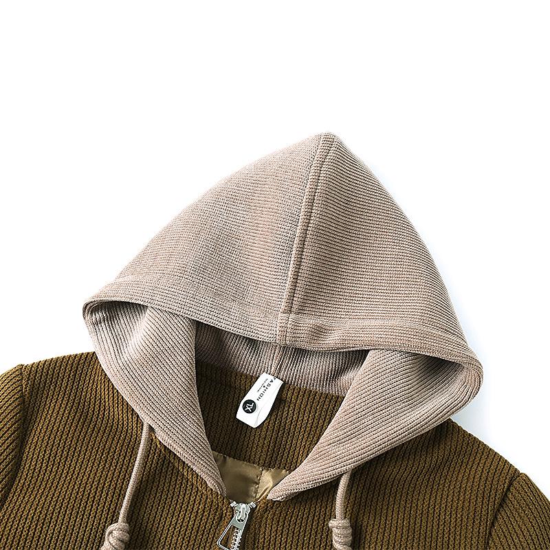 Mom's Spring 2025 Hooded Short Jacket for Women, Fashionable Casual Wear for Middle-Aged & Elderly