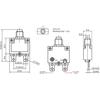 5PCS 5,10,15,20,30Amp Circuit Breakers With Manual Reset 32VDC,AC125-250V With Quick Connect Terminals