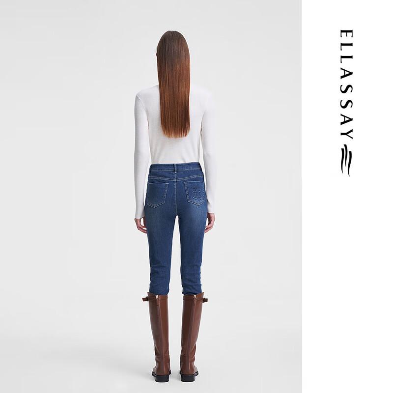 ELLASSAY Women's Merino Wool V-neck Knit Sweater
