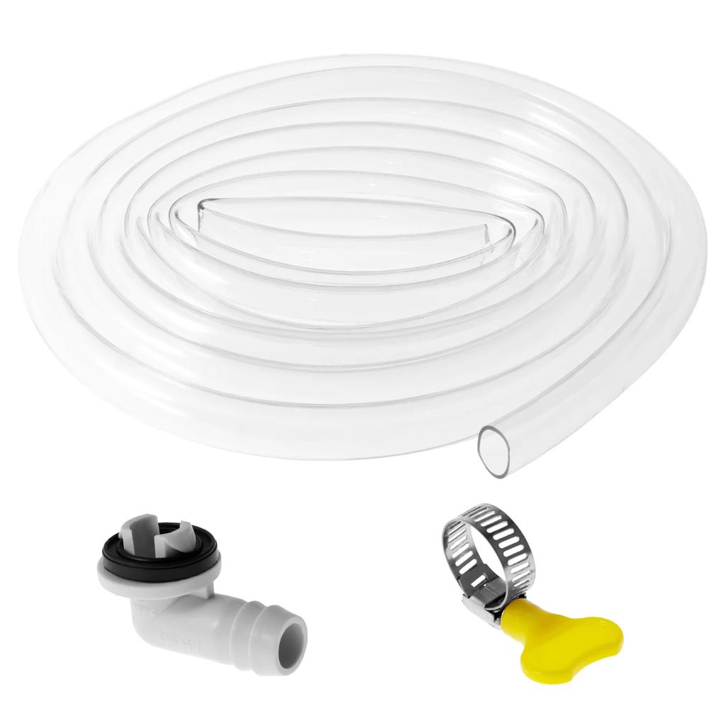 5/7M Air Conditioner Drain Hose Kit 16.5FT/23FT Portable Leak-Proof Air Conditioner Drain Pipe AC Hose Connector Clear Tubing