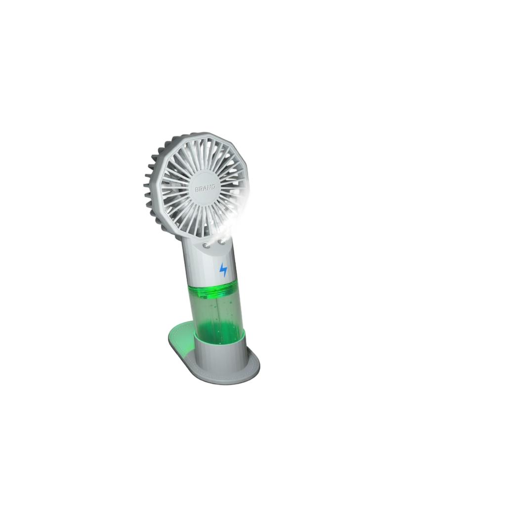 Portable Dual Nozzle Handheld Fan with Function Efficient Operation Rechargeable Battery for Outdoor and Indoor Use
