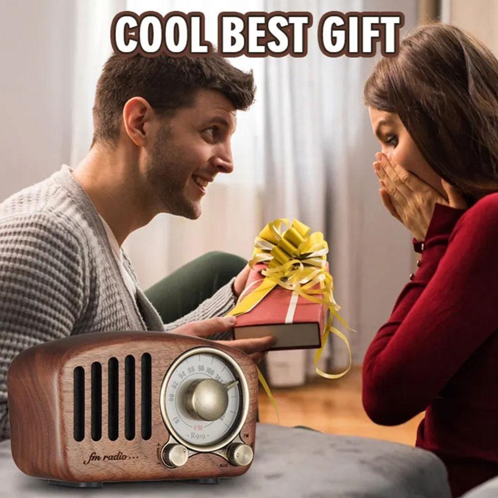 

Portable Vintage Radio Strong Bass Enhancement Fm Radio High Quality Bluetooth speaker Home