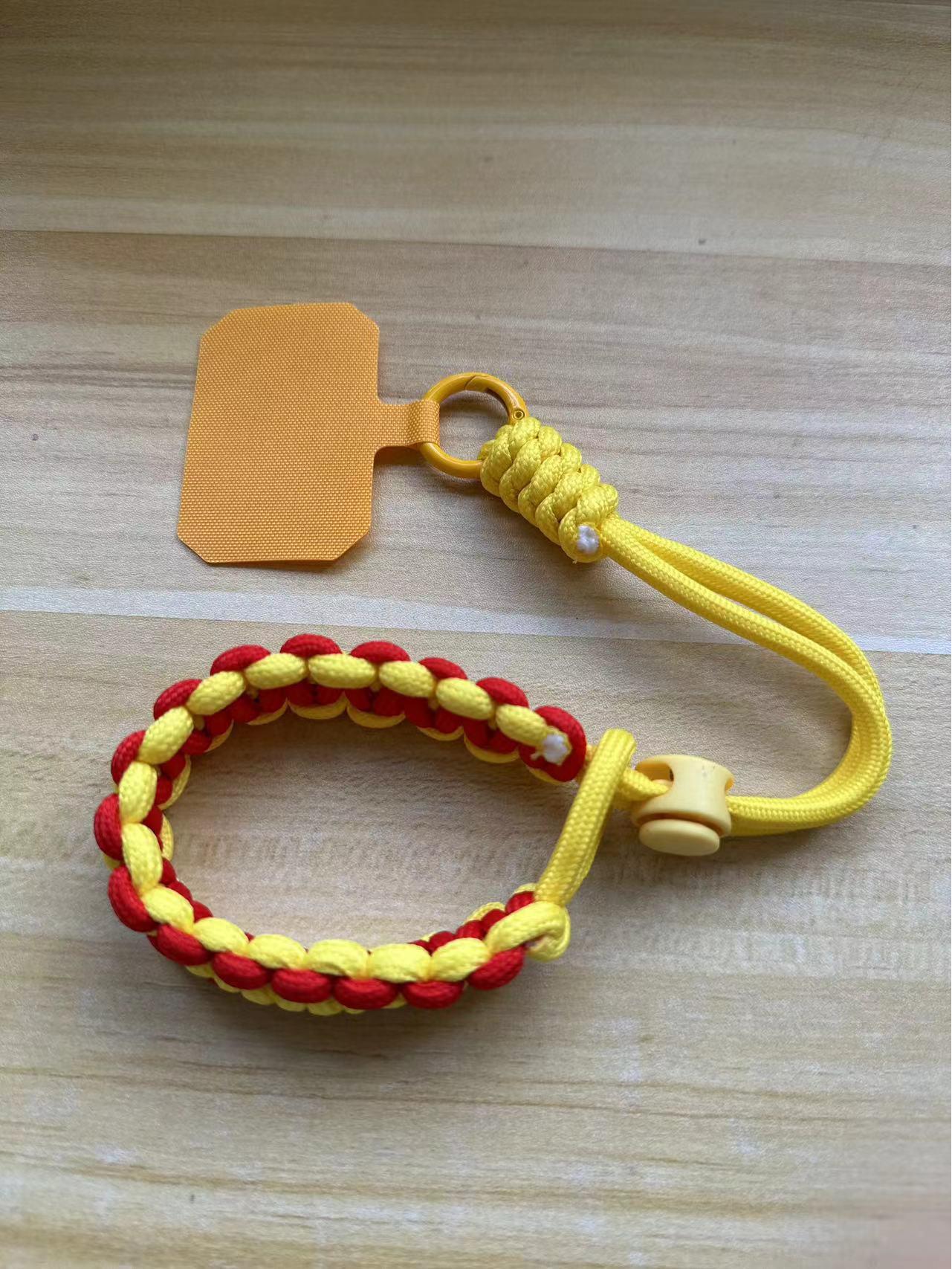 

Регульований європейський дорожній шнурок для телефону: Міцний, захищений від падінь плетений ремінець на зап ястя для занять спортом на відкритому повітрі