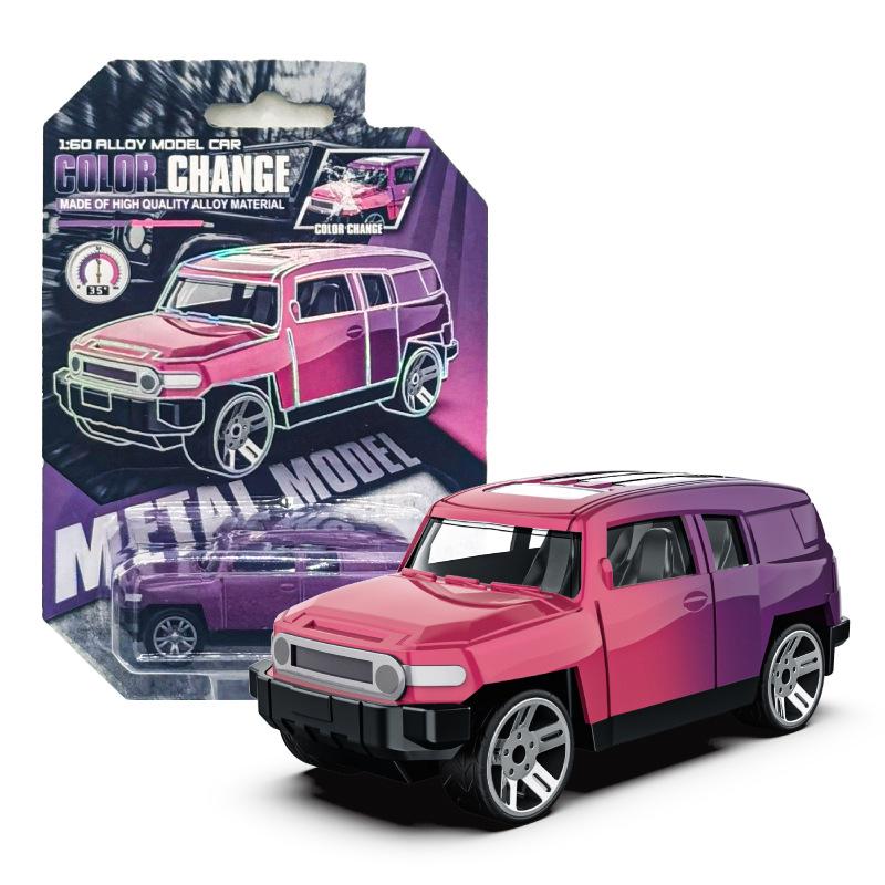 Water-Reactive Color-Changing Alloy Racing Car Model 1:60 Pull-Back Toy for Boys