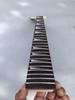 Generic Reverse Hand Electric Guitar Neck 24 Frets 25.5 Inches Maple Rosewood Fretboard Lock Nut Unfinished Replacement Part