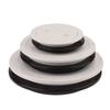 4/6/8In Abs Plastic White Black Round Deck Inspection Plate Hatch Cover Deck Plate Non Slip Detachable For Marine Rv Yacht Boat