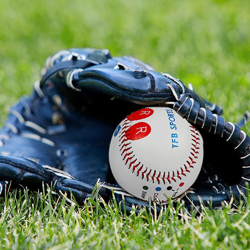 1Pc 9Inch Pitch Training Baseball With Finger Placement Markers Standard Baseball Pitching Trainer For Pitching Practice