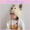 Gorro de Punto de Invierno con Orejas de Animal Cálido Forrado de Lana para Niños