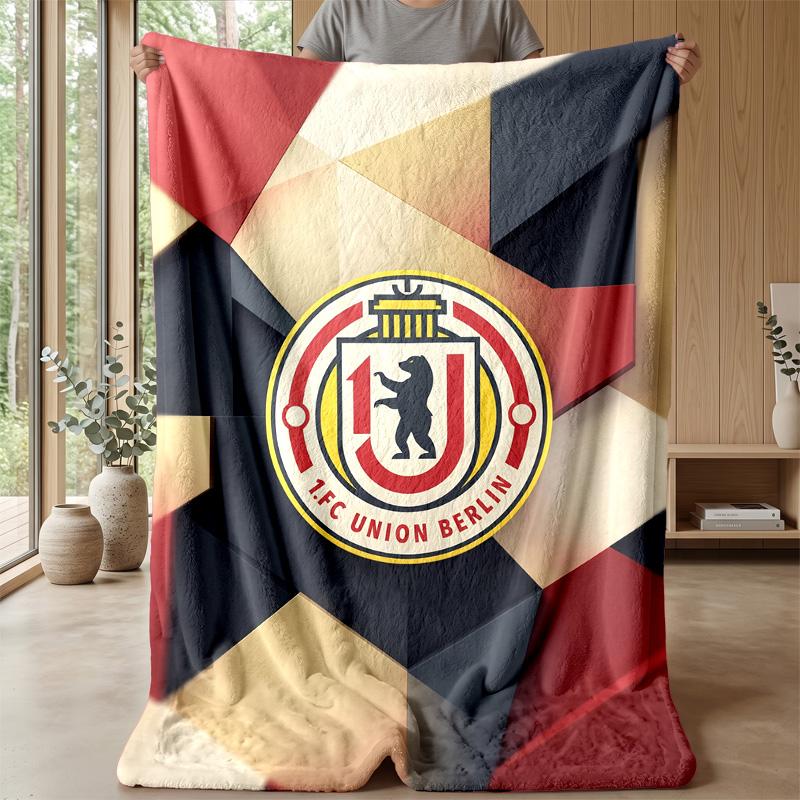 Coperta in pile di flanella morbida FC Union Berlin Leggera Accogliente Calda Coperta da lancio per divano letto Decorazione per la casa