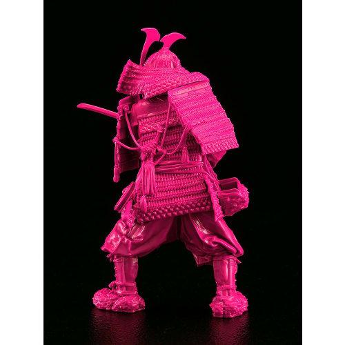 PLAMAX 1/12 Kamakura Period Armored Warrior with Camellia Ornament, Pink Color Edition, 1/12 Scale Assembled Plastic Model