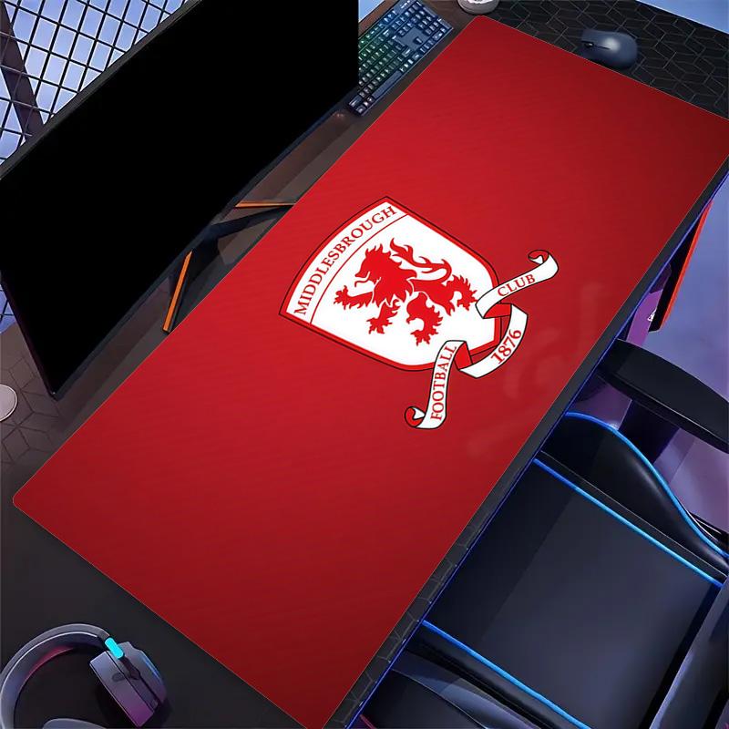 Middlesbrough FC Print  Cushion Non-slip Laptop Tablet Big Mousepad XXL Mat Mini PC Playmat With Lock edge