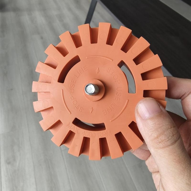 Easy To Use Adhesive Eraser Remove Wheel Sturdy Rubber Wheel for Effortless Removal of Decals and Tape Residues On Car